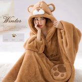 Sherpa Special hoodie Blanket