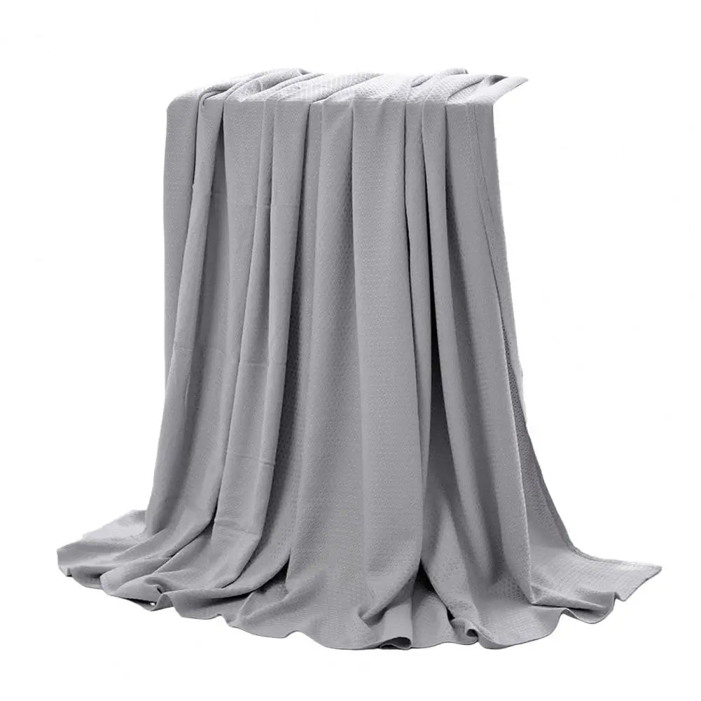 Soft oversized bamboo cotton throw