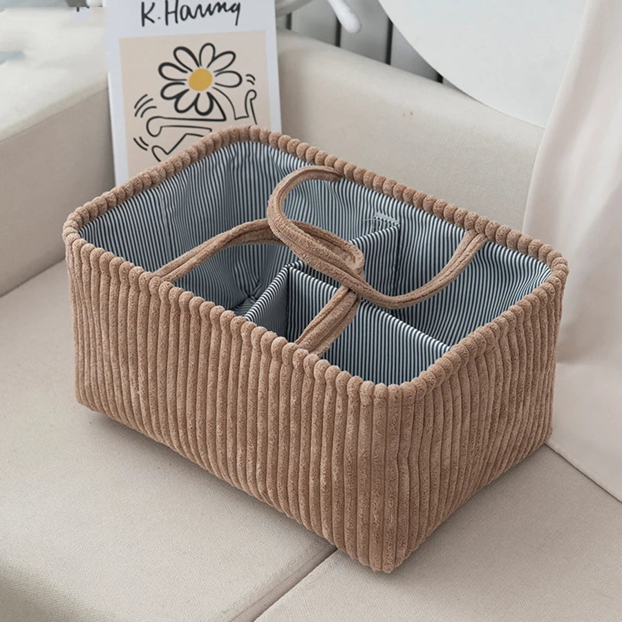Diaper caddy organizer