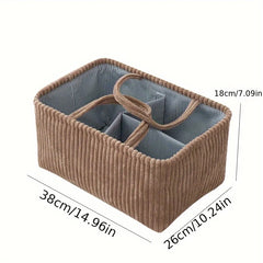 Diaper caddy organizer